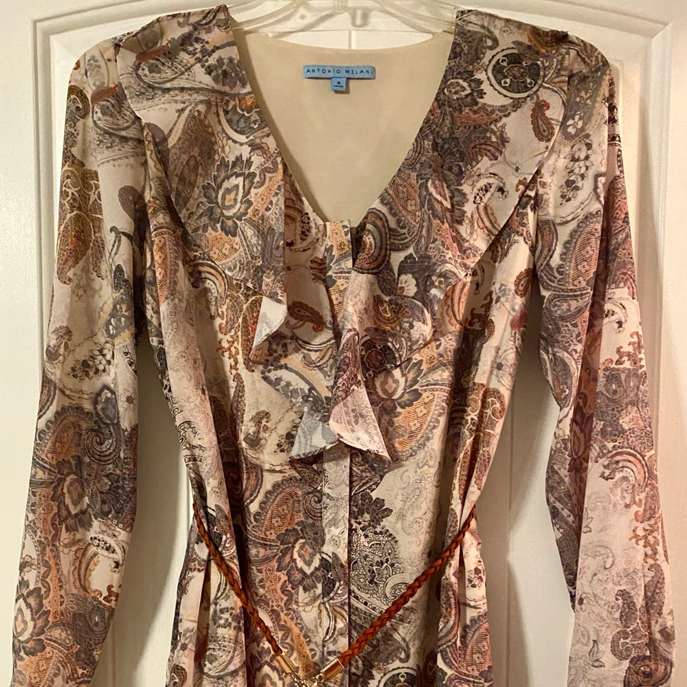 Beautiful Antonio Melani brown dress, worn once